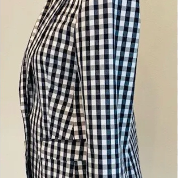 Banana Republic Ginham blazer sz 00P - Picture 4 of 9